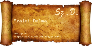 Szalai Dalma névjegykártya